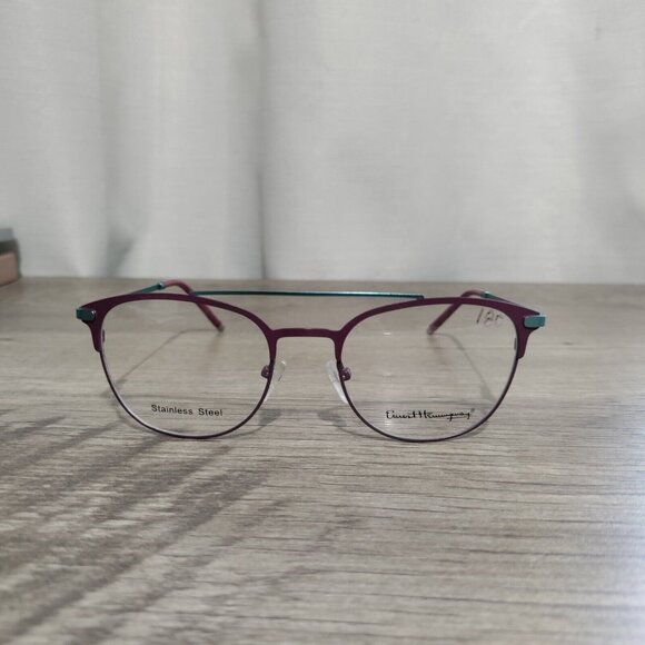 Ernest Hemingway Woman's Eyeglasses Frames Pink & Teal 4823‎ 49-18-140 - Picture 1 of 8